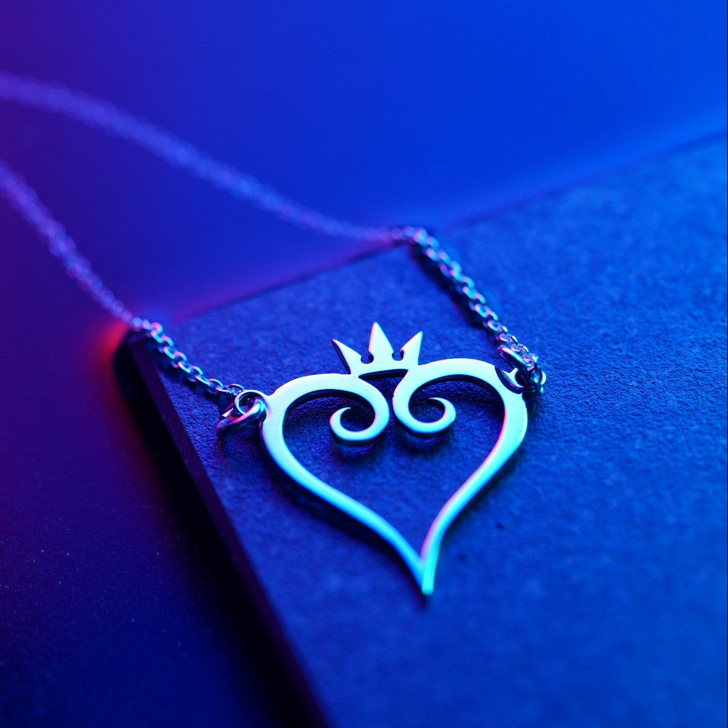 Colgante de corazón en plata de ley – Kokoro Necklace